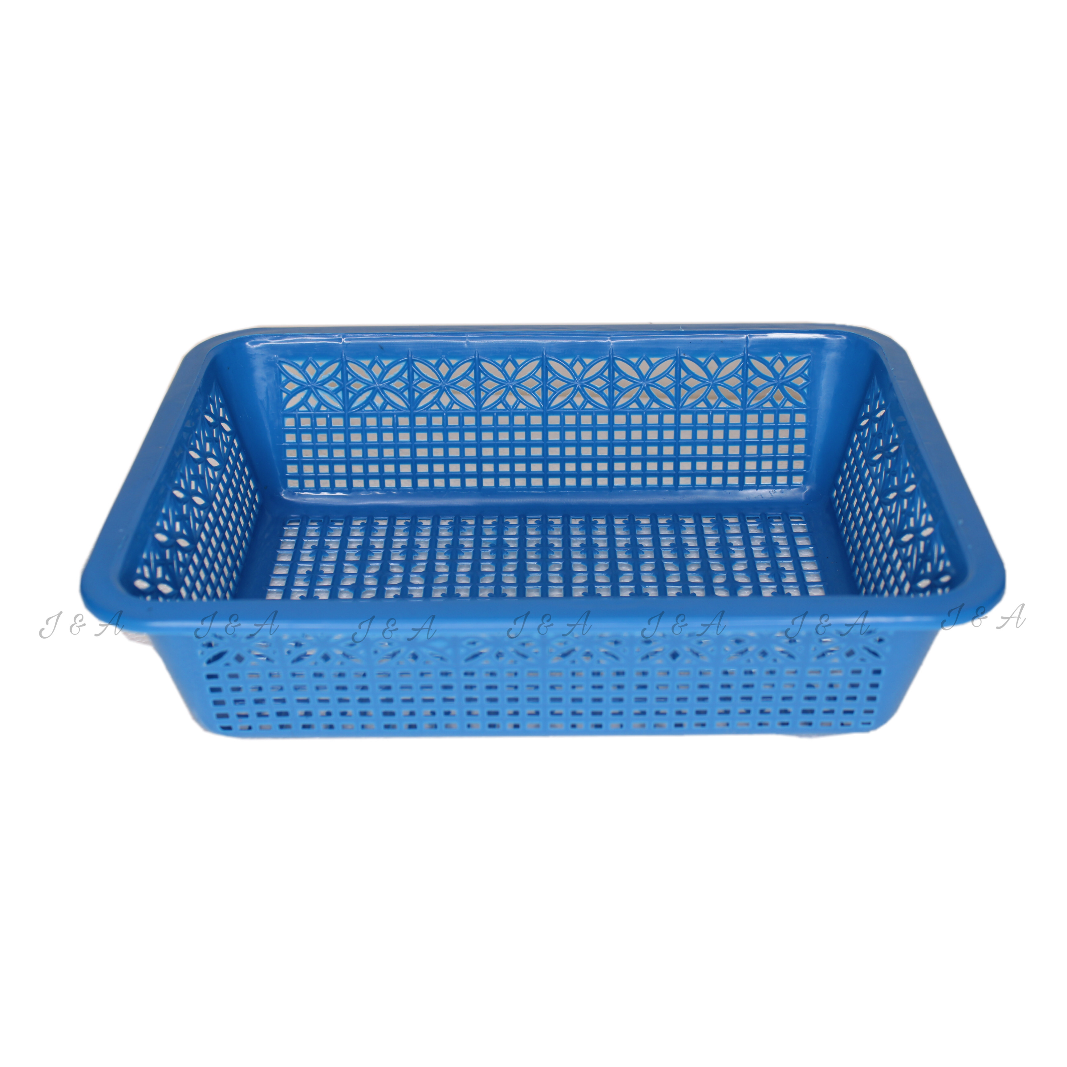 JYL 801 Small Size Plastic Basket Square Sieve Thick Rectangular Fruit And Vegetable Fruit