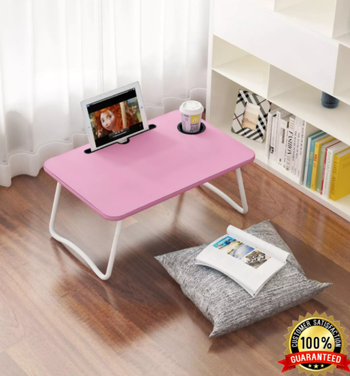 FW SHOP Foldable Laptop table/mini Desk Study Table(50*30) Lazada PH