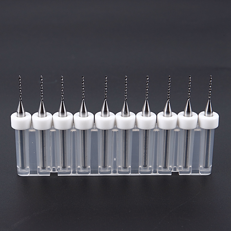 10pcs/Set 0.8mm High Quality PCB Print Circuit Board Carbide Mini Drill Bits Tool