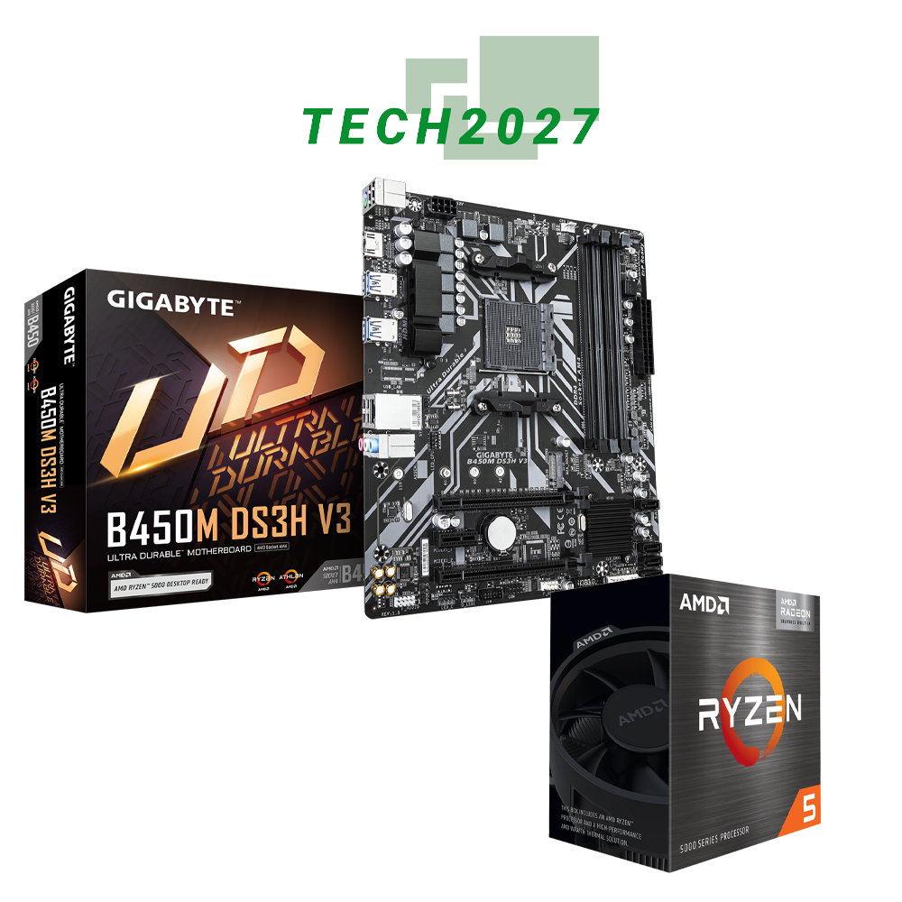Gigabyte B450m Ds3h Ryzen 3600 And Motherboard Combo Combo Board