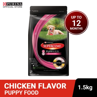 SUPERCOAT Chicken Puppy All Breed Dry Dog Food 1.5Kg