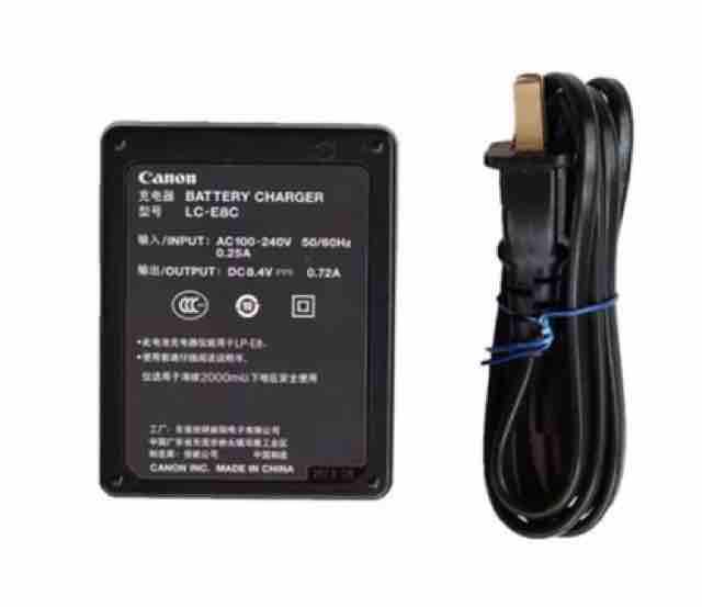 Canon LC-E8C E8C charger for Battery LP-E8 Camera 550D 650D 600D 700D