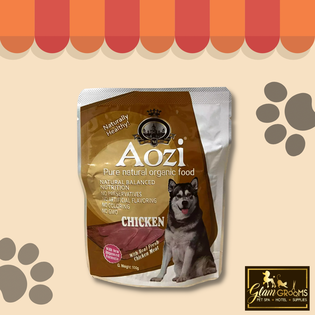 Aozi Organic Pouch DOG Wet Food 100g Lazada PH