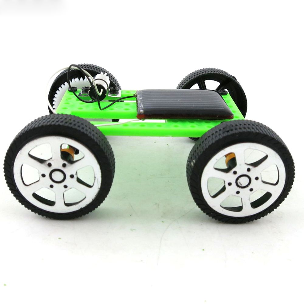 QVPYP Mini เด็กส่วนประกอบ DIY รถเด็ก Energy ของเล่นปริศนาไอคิวรถของเล่นพลังงานแสงอาทิตย์ Gadget หุ่นยนต์ไฟฟ้า