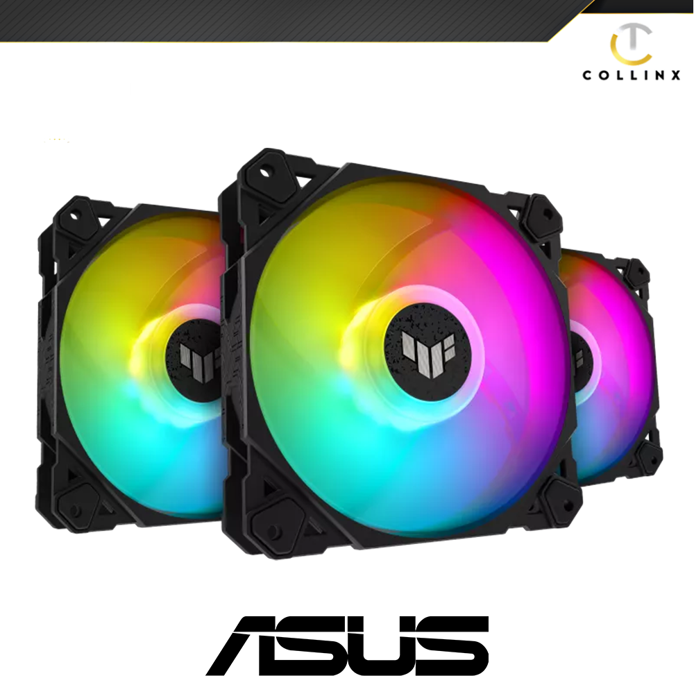 ASUS TUF GAMING TF120 BLACK ARGB FAN ClassLeading Airflow Advanced