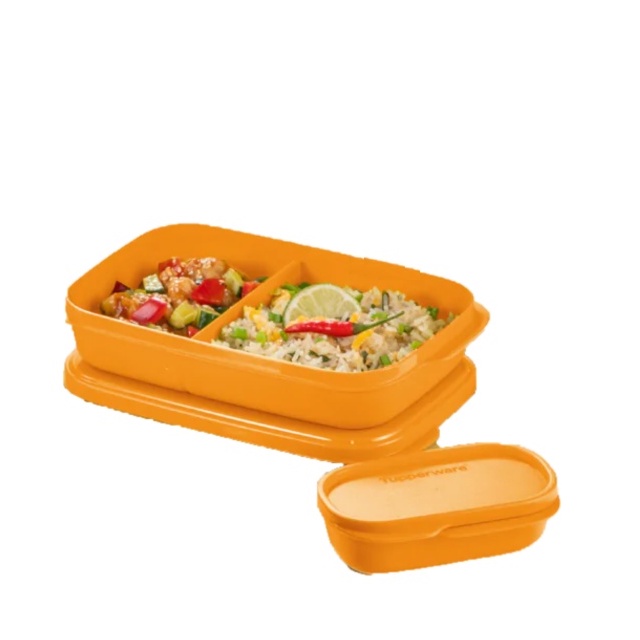 Tupperware Tupper Slim Lunch Box With Micky Mouse Kids Design, 590 ml /  19.95 fl oz