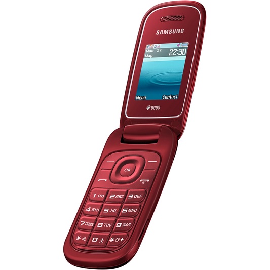 Samsung e1272 Flip phone Dual SIM Function Basic Cellphone Support