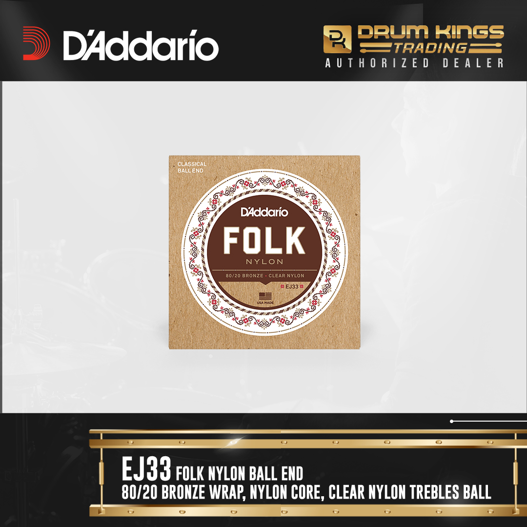 Corde Per Chitarra Folk D'Addario EJ33 - Nylon Con Pallini, Bronzo 80/20, Cantini Trasparenti - Foto 4