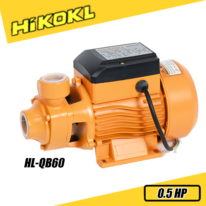 Hikokl 0.5HP 370w Heavy Duty Electric Water Pump Peripheral Booster Pump Peripheral Booster Pump
