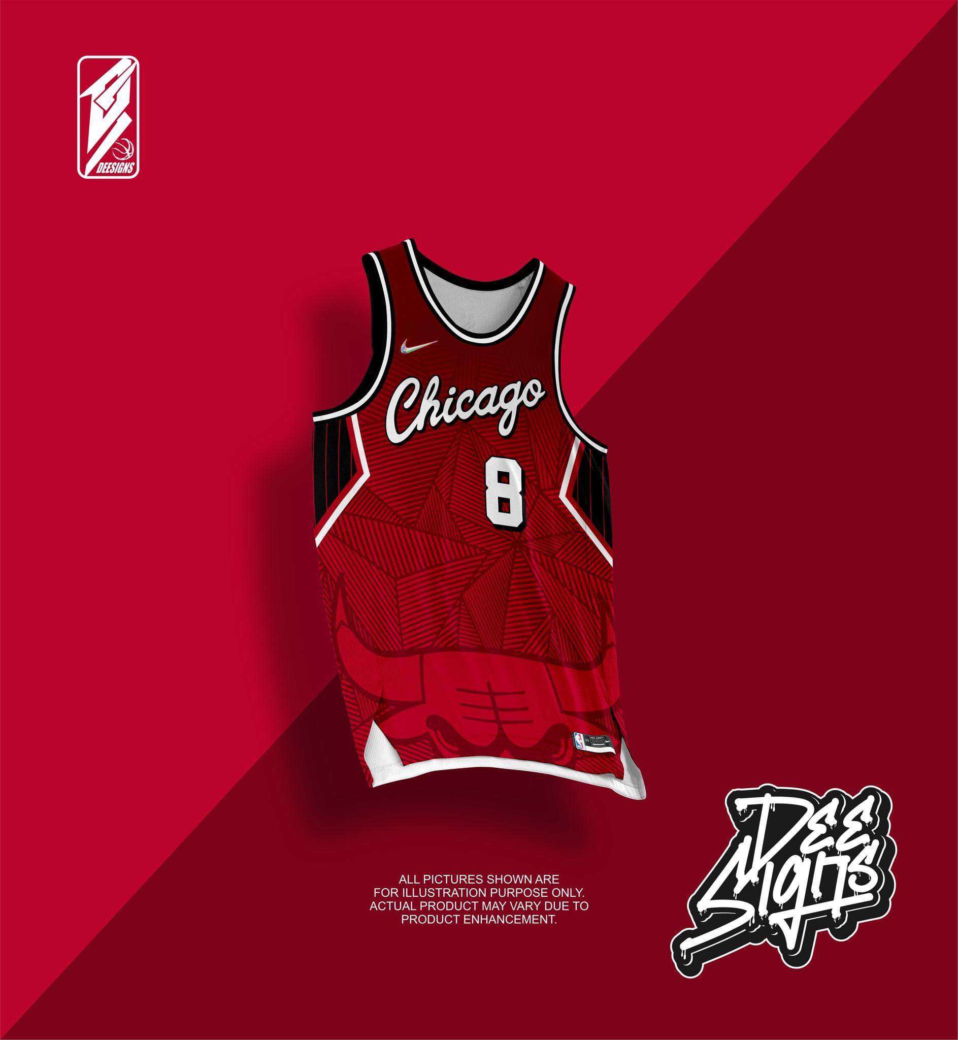 Chicago Bulls NEW Jersey Concepts 