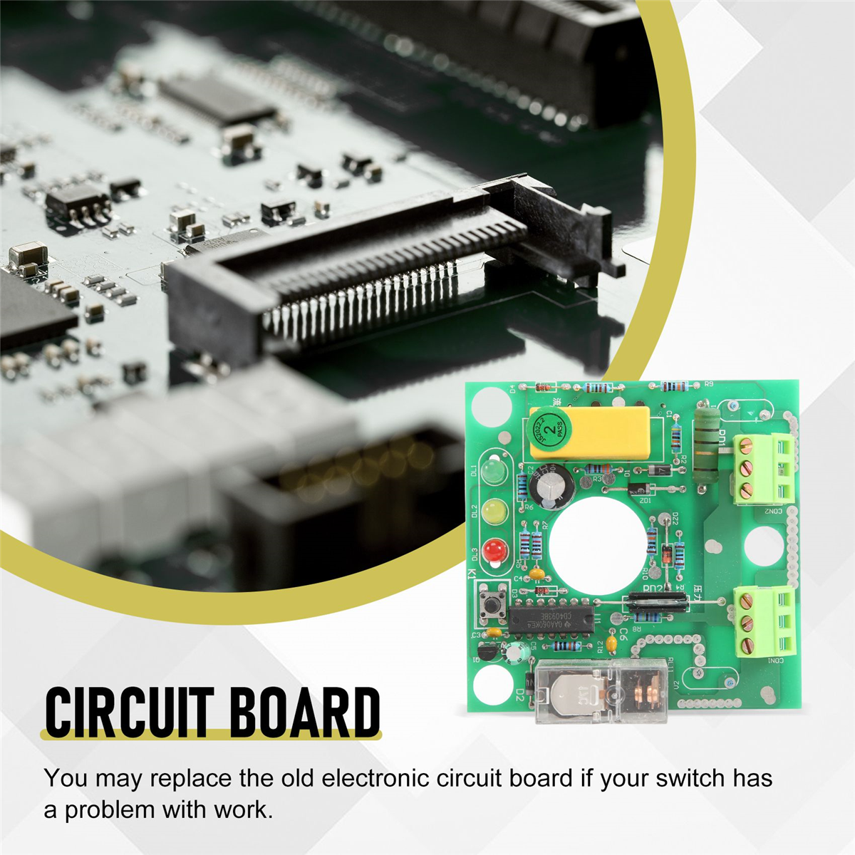 Water Pump Automatic Perssure Control Electronic Switch Circuit Board 10A Popular Pump Replacement Parts