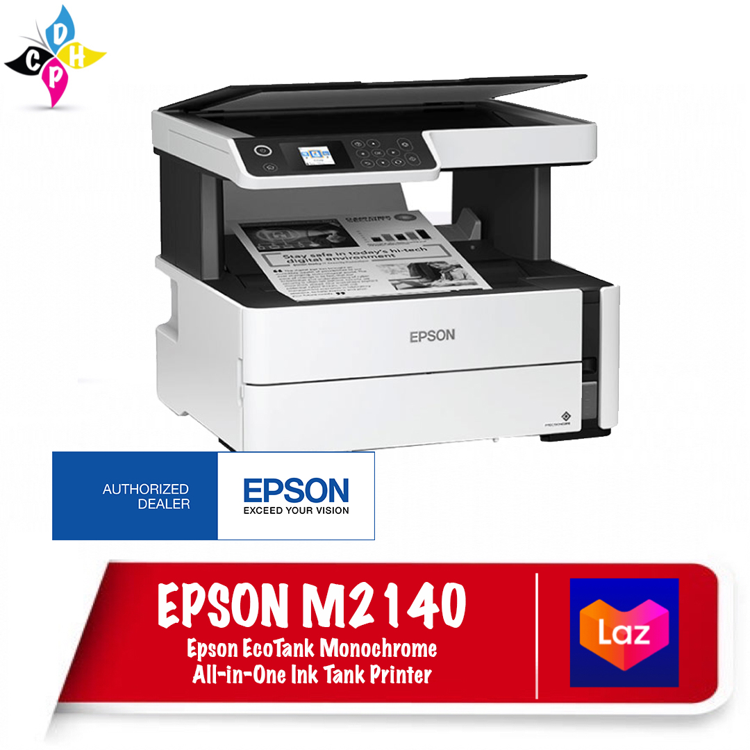 Epson Ecotank Monochrome M2140 All In One Ink Tank Printer Lazada Ph 1345