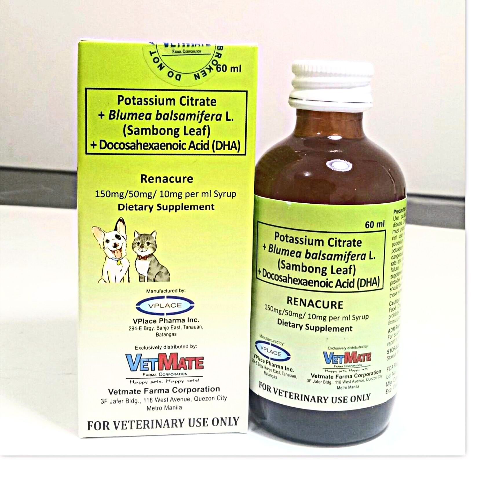 [rcg Agrivet] 1pc Papi Renacure Kidney Supplement For Dogs And Cats 