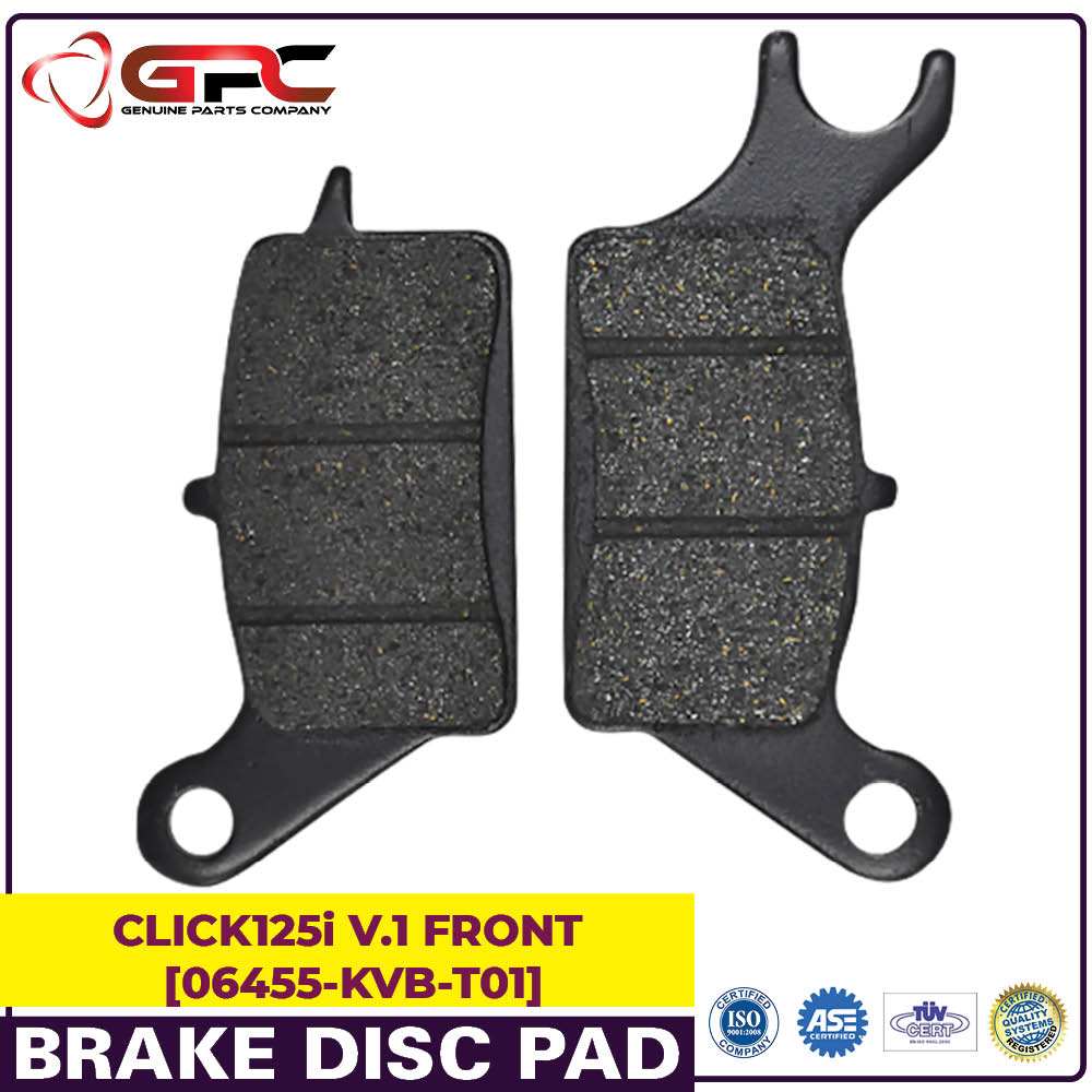 GPC Honda Click 125i V.1 Front Brake Disc Pad Set [06455KVBT01