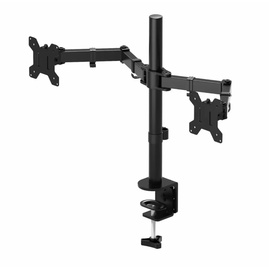 DUAL MONITOR MOUNT BRACKET WITH LAPTOP STAND STRAY AND ADJUSTABLE ARM ...