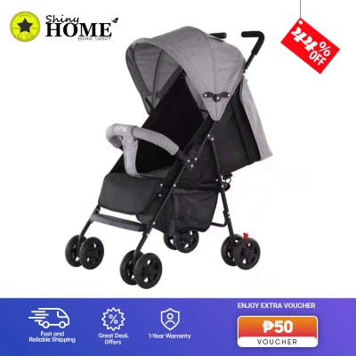 Luxury Baby Stroller can Sit Lie Down Easy to Fold Portable Light Push Umbrella stroller for Newborns