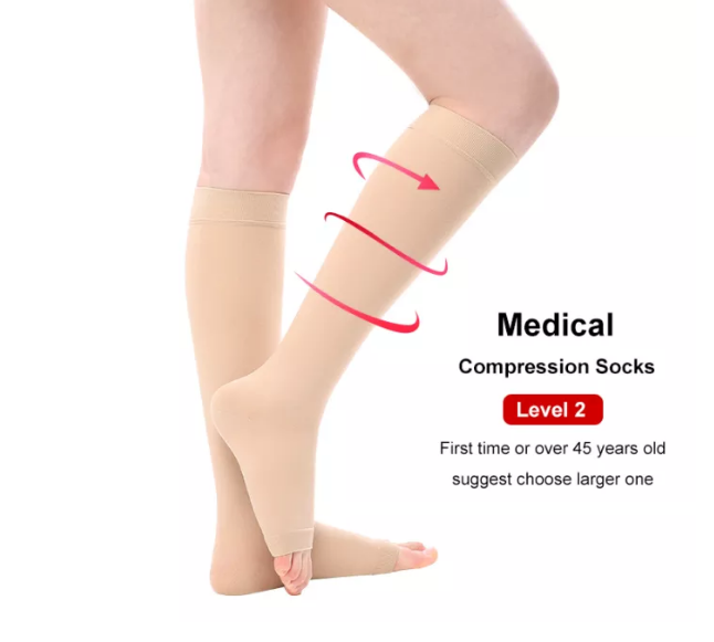 MD MOHS DIAGNOSTICS Open Toe Leggings Stockings for Men Women Anti