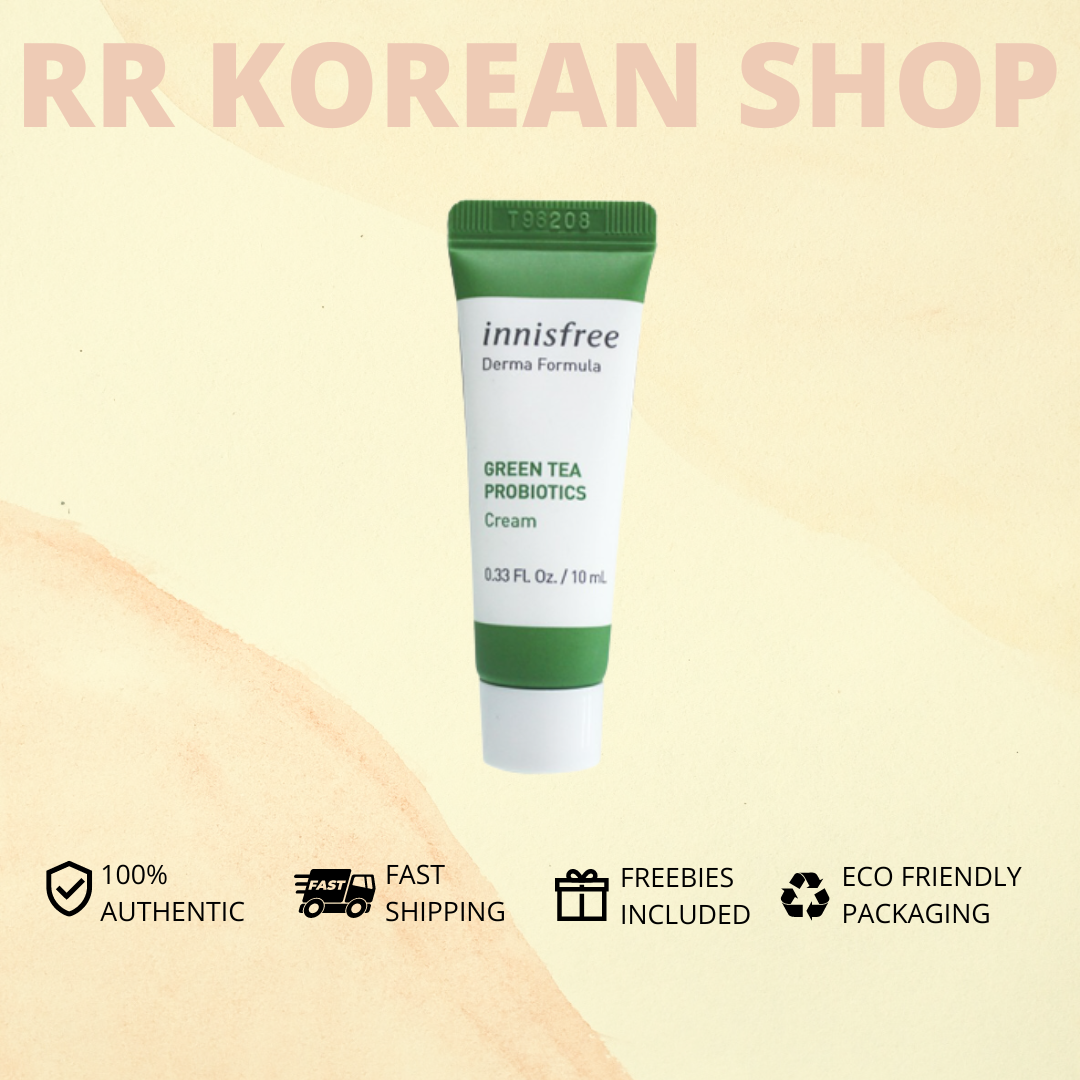 [AUTHENTIC] Innisfree Derma Formula Green Tea Probiotics Cream 10ml