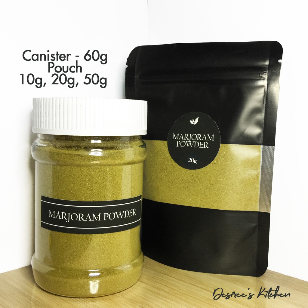 Marjoram Leaves Powder Ground Marjoram in Stackable Canister/Pouch