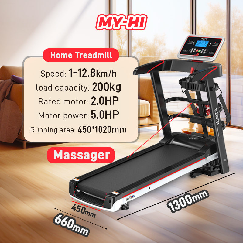 Multifunctional Treadmill A6 Foldable Electric Treadmill Pro
