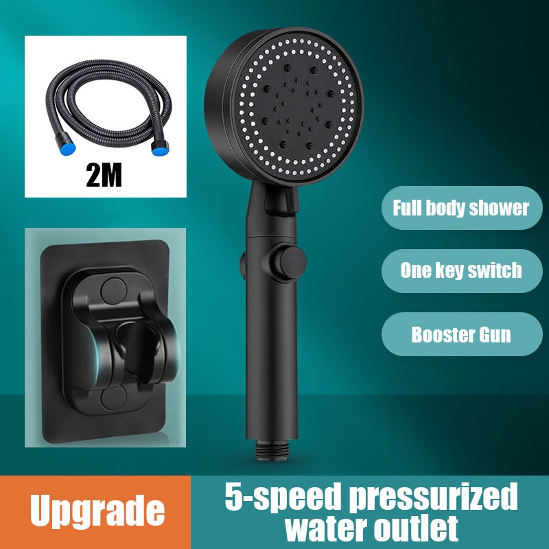 ht-bathroom-shower-head-5-spray-modes-high-pressure-with-hose-rain