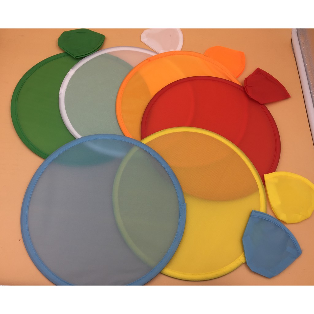 10pcs Flexible Nylon Foldable flying disc round hand fananj Lazada PH