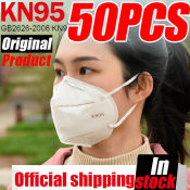 50 Pcs KN95 Mask 50 KN95 face Mask Reusable KN95 5ply Respirator Filter Protection mask washable Non-woven Cloth + meltblown Cloth Mask Adult Face Mask Unisex Mask KN 95 Cartoon Mask