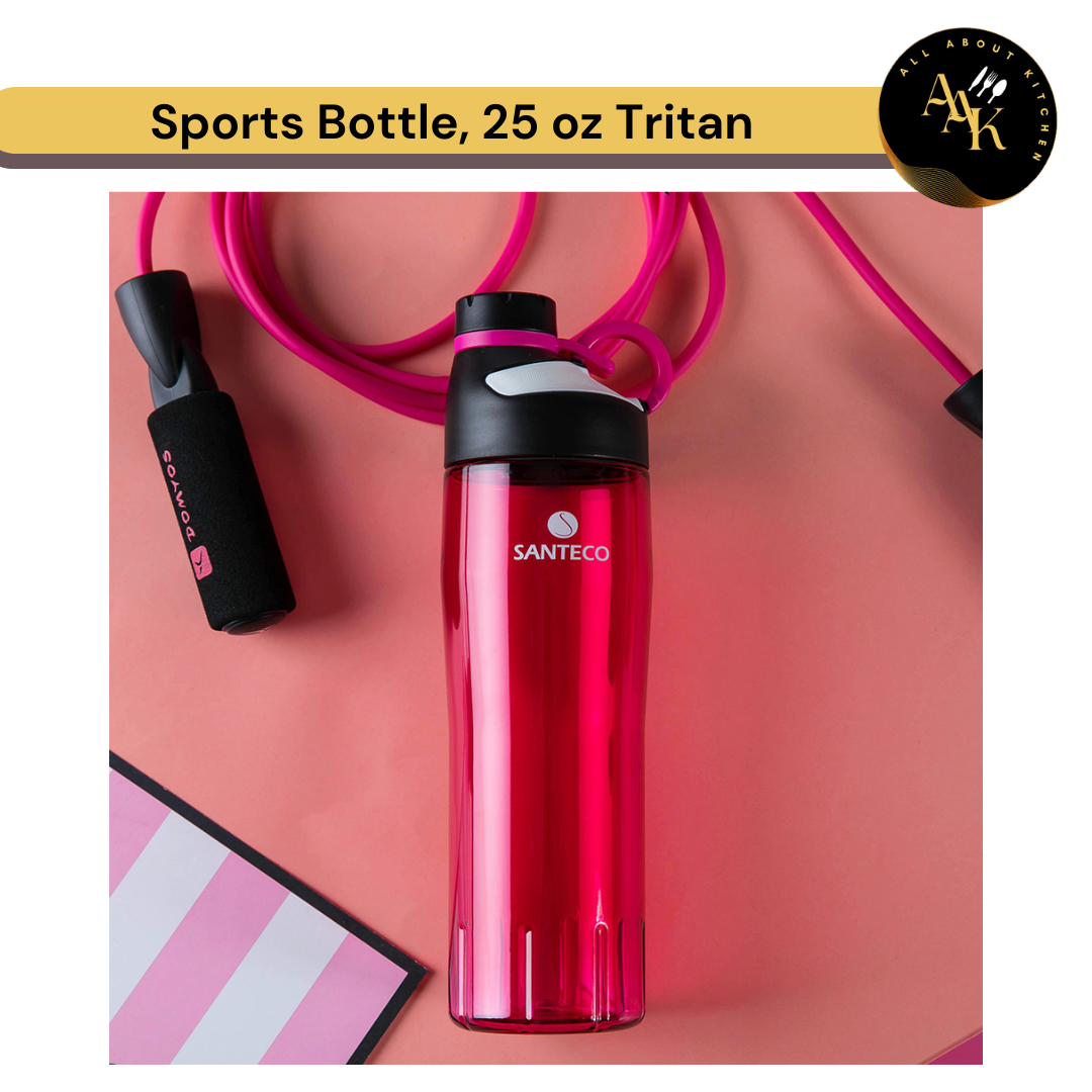 SANTECO Oural Sports Bottle, 25 oz, Tritan