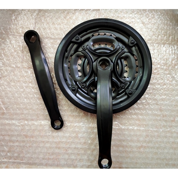 Crankset 170mm Folding Bike MTB Bicycle Crankset 24/34/42T x L.170mm