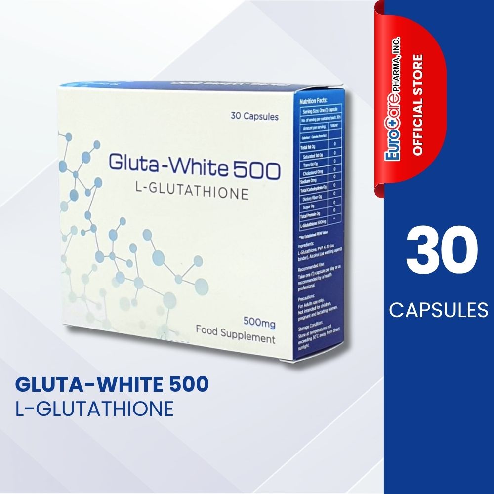 gluta white 500 l-glutathione review Gluta White 500 Glutathione 500mg Capsule Brightening Skin Supplement Cool  Dry Storage Capsules Single Item Skin Benefit - Lazada