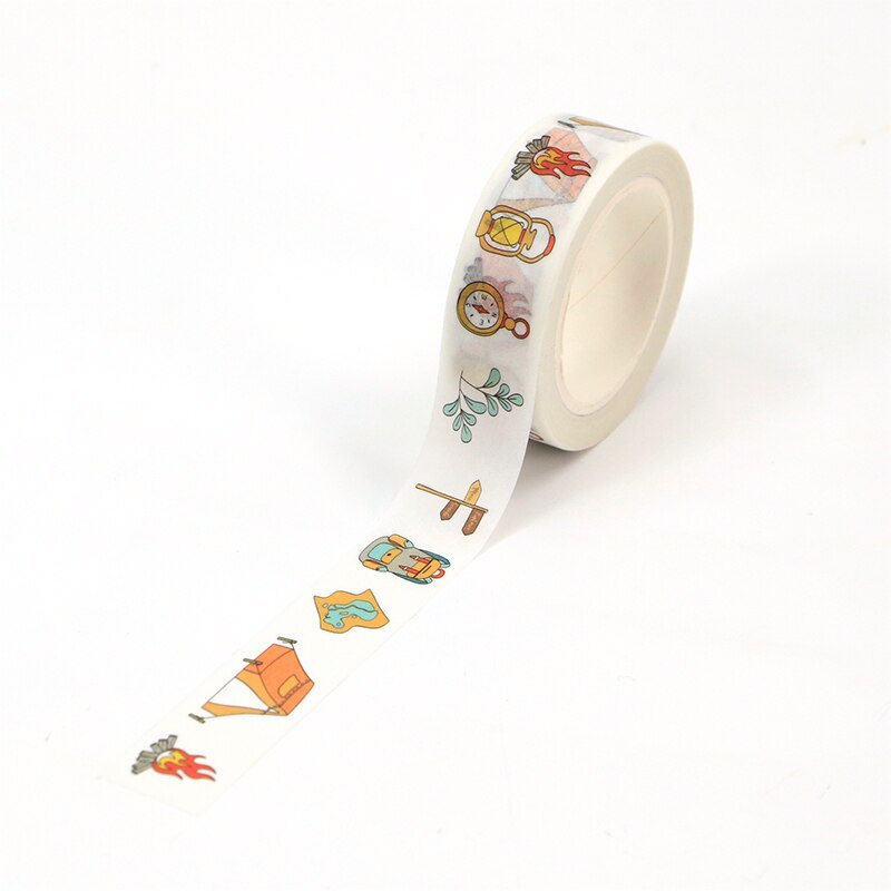 NEW Bulk 10pcs/Lot Decorative White Flowers and Leaves Washi Tapes for  Planner Adhesive Masking Tape Cute Stationery