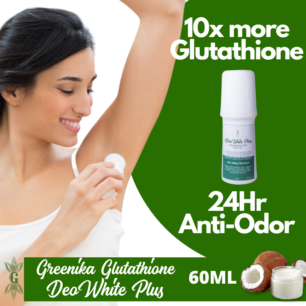 [ 4X WHITENING DEO ROLL ON ] Greenika DeoWhite Glutathione Deodorant