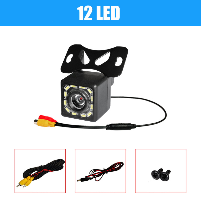 170° Wide Angle Car Backup Camera 8 LED Light Night Vision Reversing Camera with Parking Line