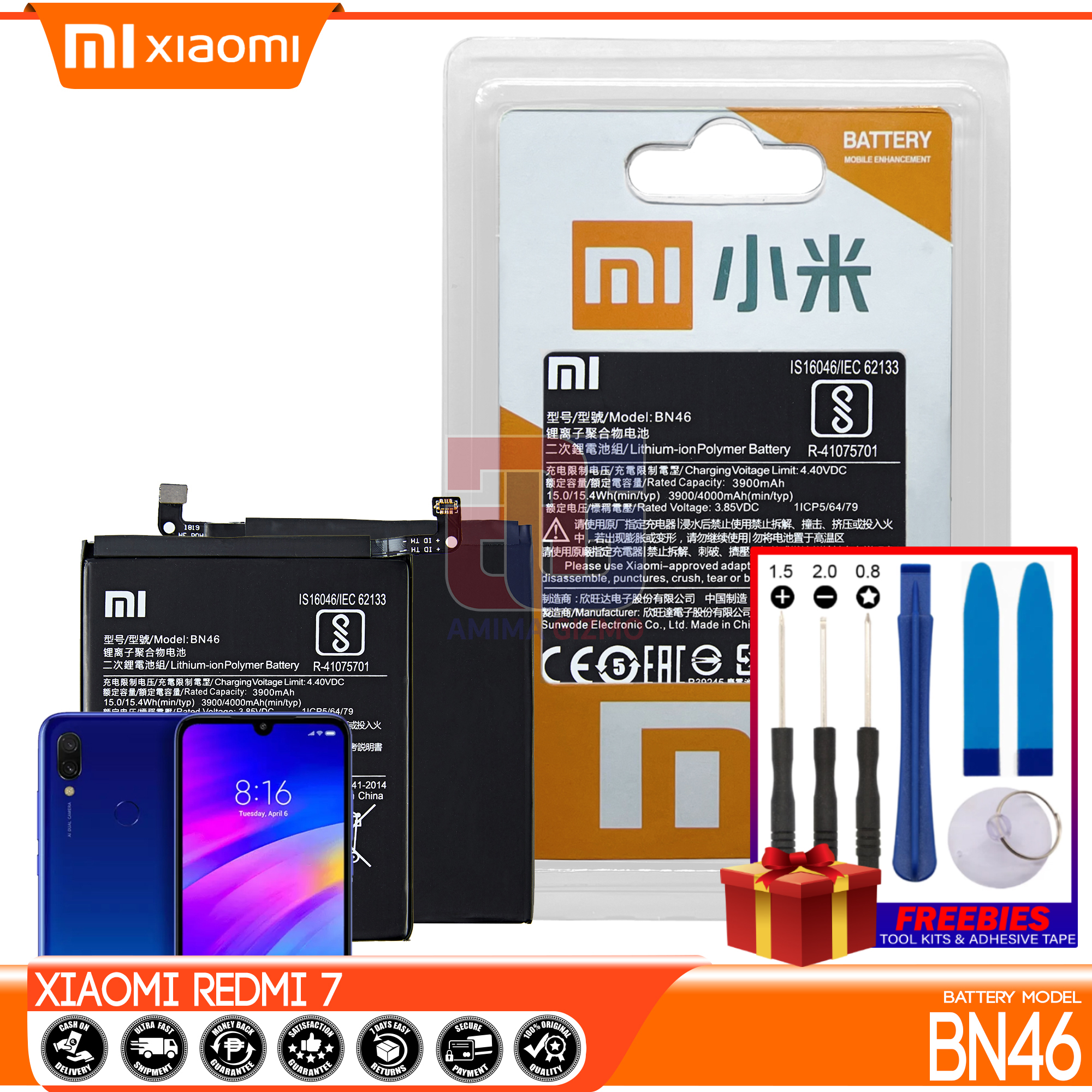 redmi m1810f6lg battery replacement