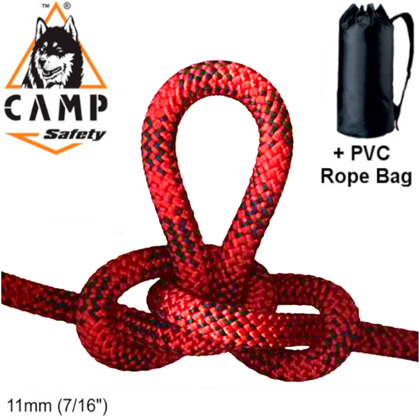C.A.M.P. Iridium SemiStatic Rope 11mm x 50M with PVC Rope Bag CE EN 1891/A Art 2811.50 Lazada PH