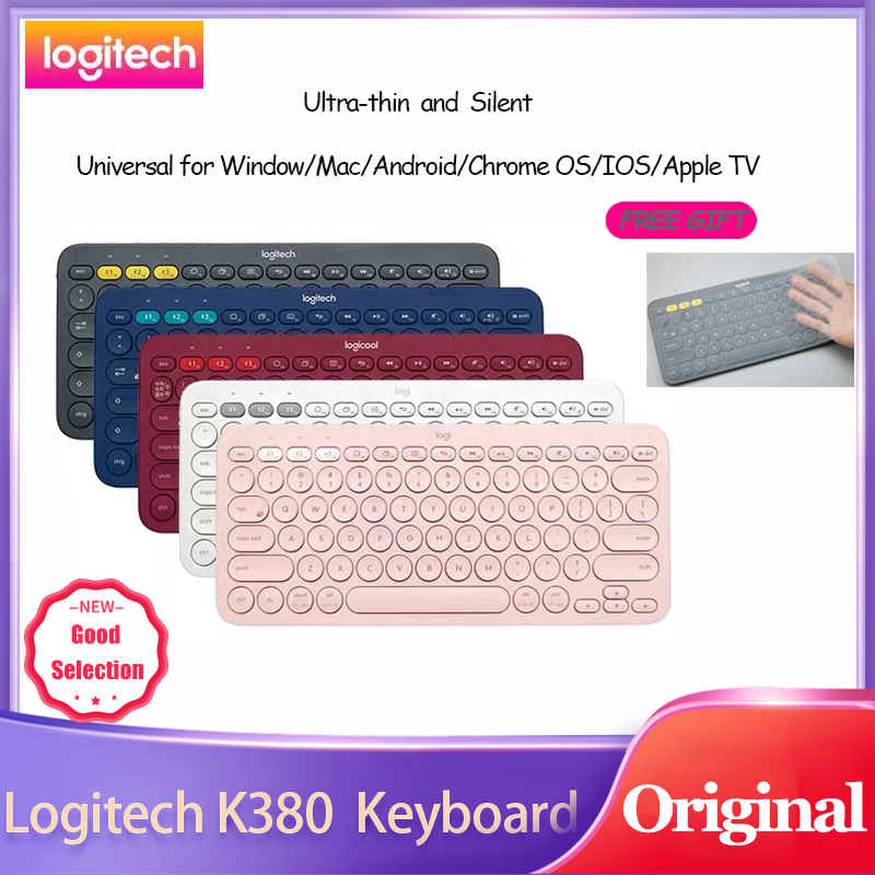 Logitech K380 Wireless Bluetooth Keyboard Portable Ultrathin Slim Keypad For Tablet Laptop Smartphone Support Ios Android Lazada Ph