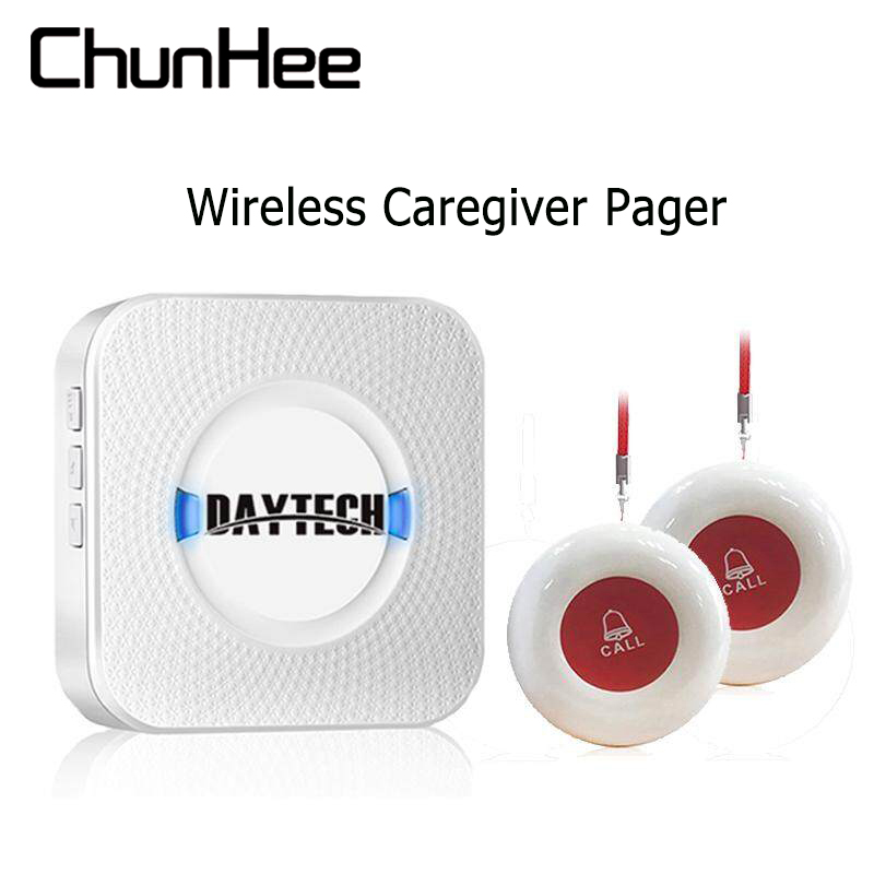 Home Alarm Wireless Rechargeable Patient Elderly Personal System Emergency Call Button 【お得】 2693