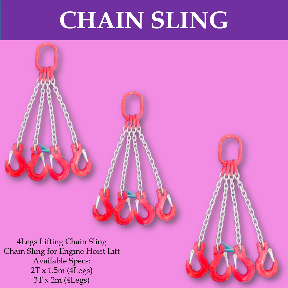 Lifting Equipment 4 LEGS LIFTING CHAIN SLING / CHAIN SLING FOR ENGINE