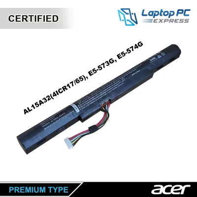 Internal Acer Laptop Battery part numbers: KT.00403.025, KT.00403.034, KT.004B3.025, AL15A32