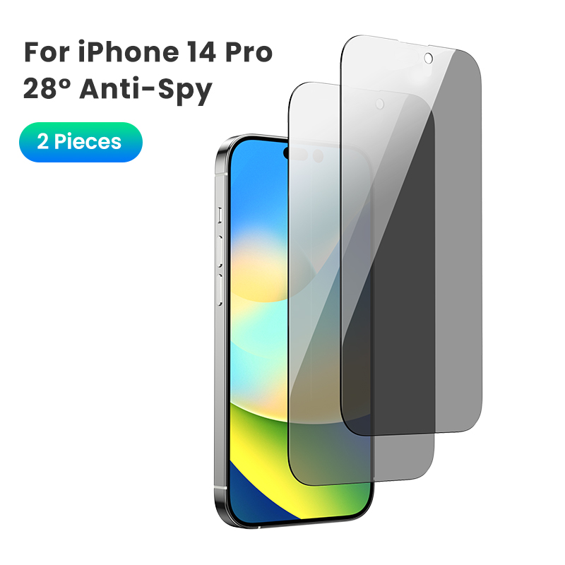 UGREEN 2PCS Privacy Screen Protector For iPhone 14 Pro Max Anti-Spy ...