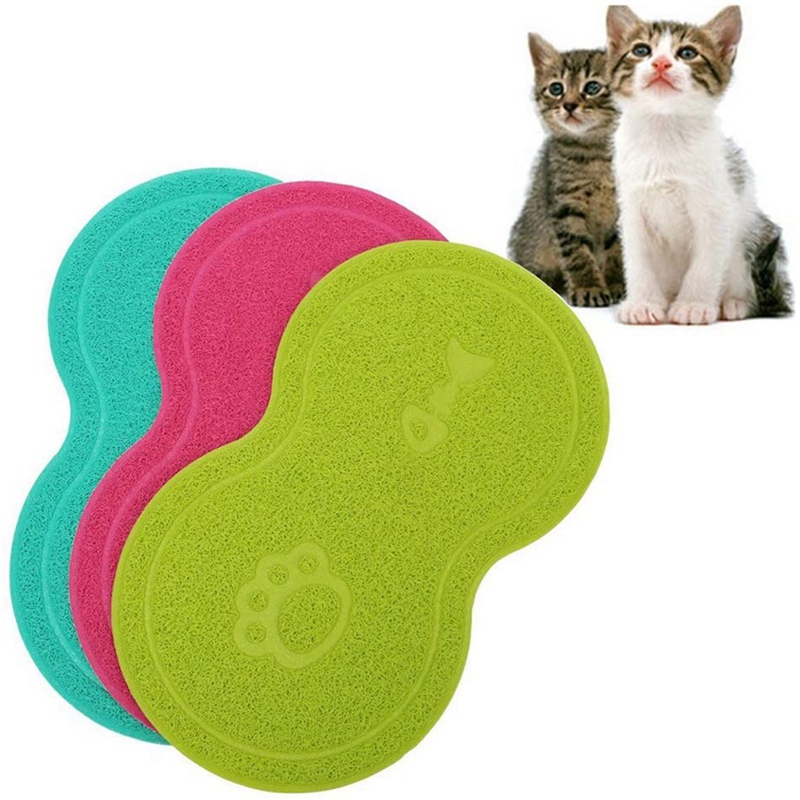 Pet Food PVC Mat Waterproof NonSlip Pet Feeding Mat Pet Bowl Mat, Pet