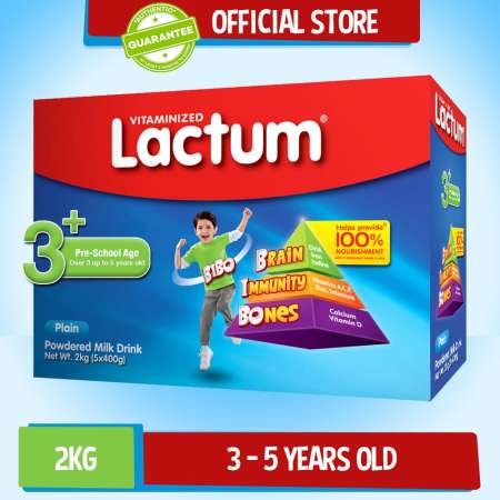 Lactum 3+ Plain Powdered Milk Drink 2kg