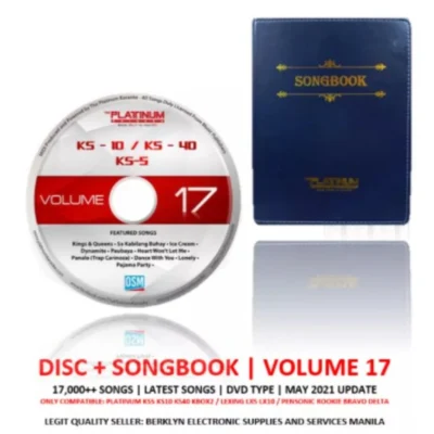 KS5 / KS10 / KS40 / JUNIOR 2 / KBOX 2 Songbook Updated CD