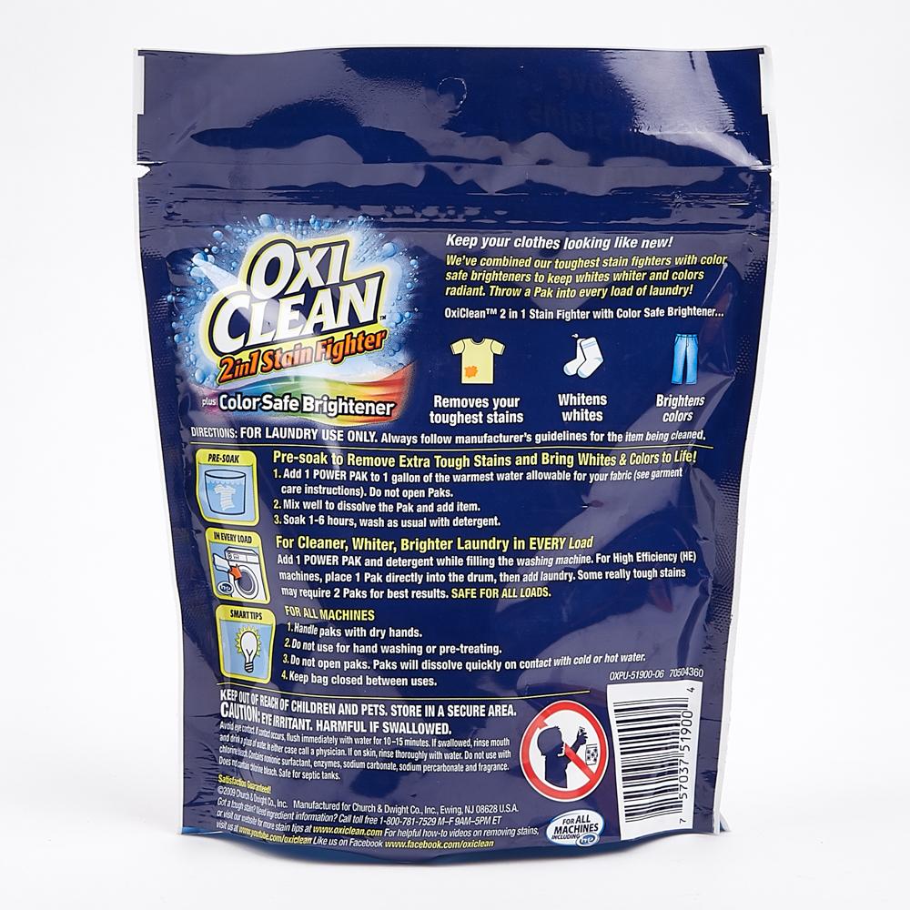 OxiClean 2in1 Stain Fighter Color Safe Brightener Pods 250g review and