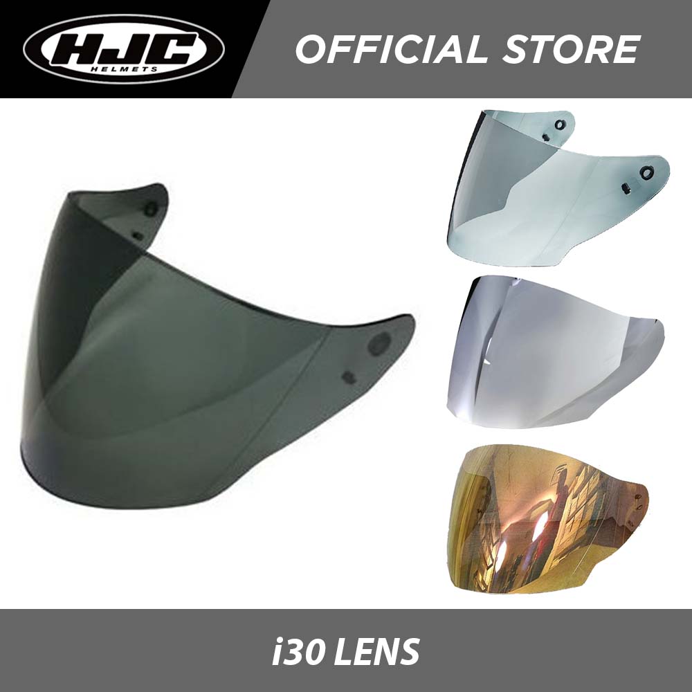 HJC Helmet Face Shield for i30 Dark e, e, Iridium Silver and Gold