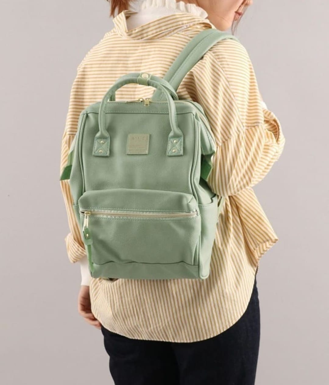 Anello® Leather Classic Backpack Rucksack Mini Size AT-B1212 Pu