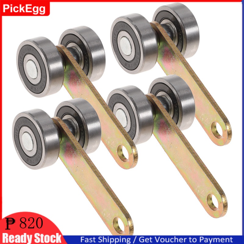 PickEgg 4 Pcs Trolley Assembly Roller Wheel Barrow Heavy Duty Heavy