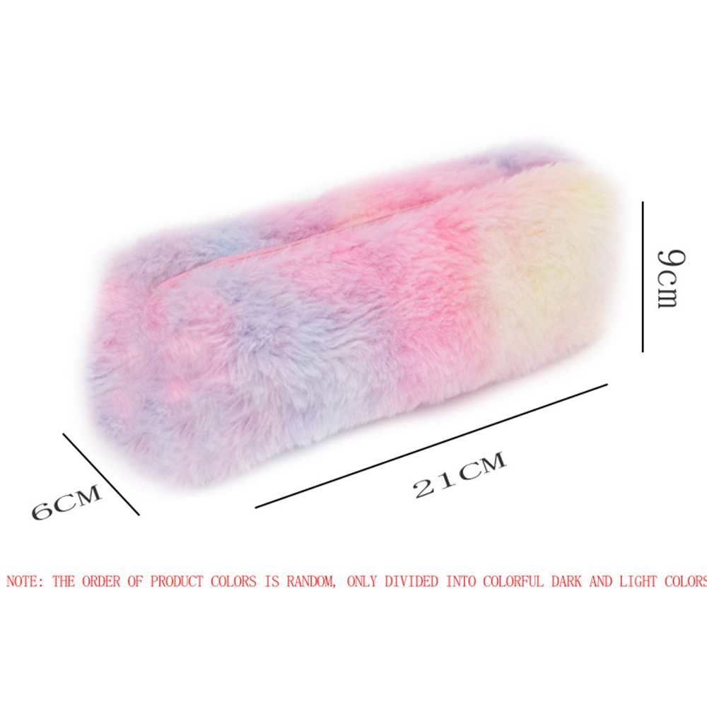 MMLUCK Creative Plush Octagonal Girl Pencil Bags Storage Bag Pen Pouch Pencil Case