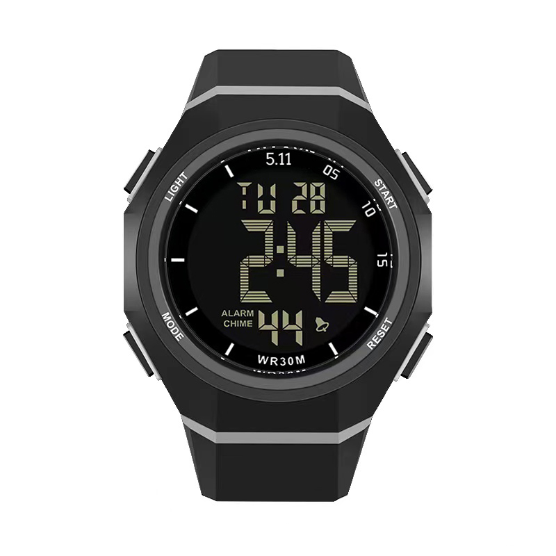 Men's Sports Watch Chronograph Alarm Clock Digital Watch 30M Waterproof Dual Time Countdown