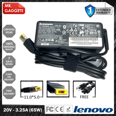 LENOVO Laptop Charger Adapter 20V 3.25A 65W USB Type 11mm x 5.0mm